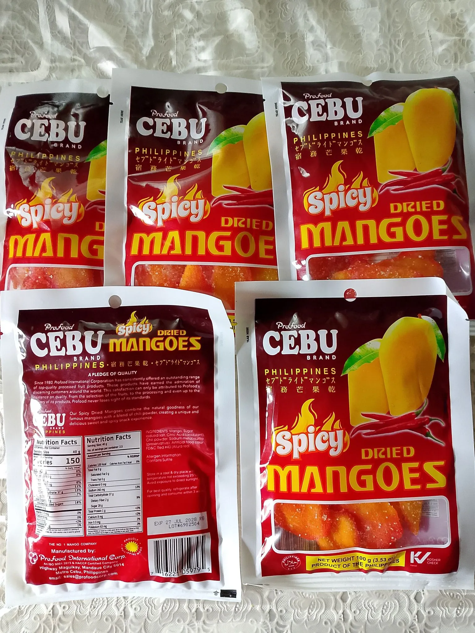 Dried mango spicy 