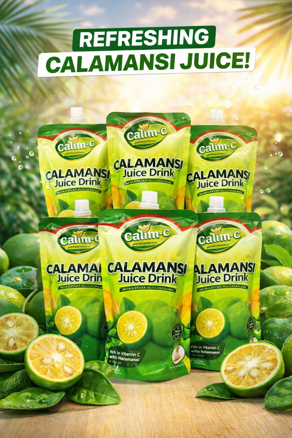 100% Pure Calamansi Juice – Pouch