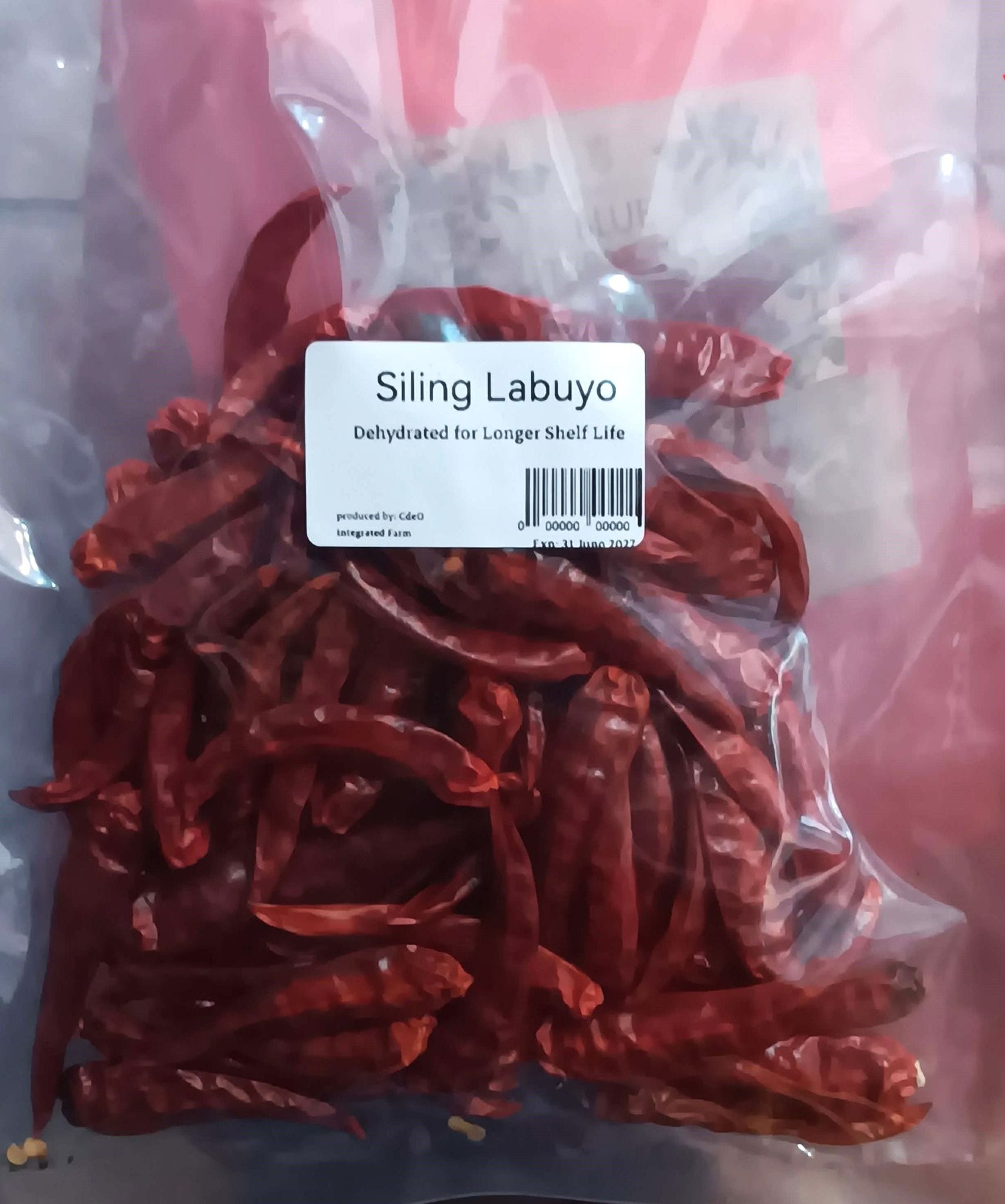 Dehydrated Siling Labuyo - Naturally Dried for Longer Shelf Life