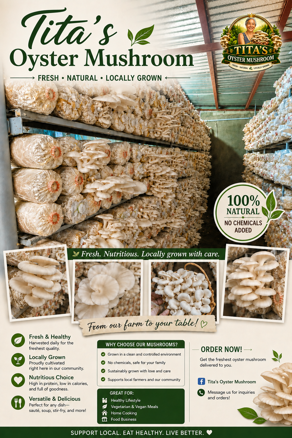 Fresh Oyster Mushroom